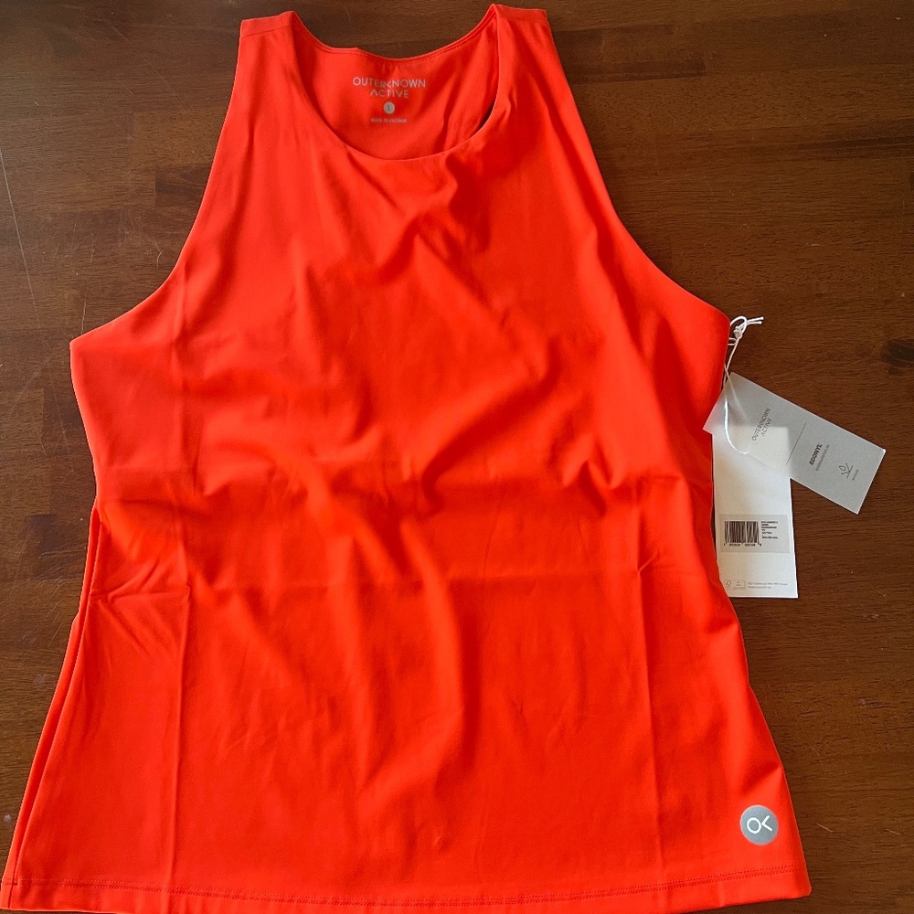 Outerknown Women's Active Tank Red Poppy Large